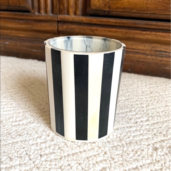 Brand New Lele Sadoughi Striped Candle Votives Set - Picture 5 of 7